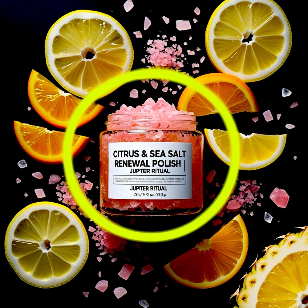 Citrus & Sea Salt Exfoliating Scrub - Pink